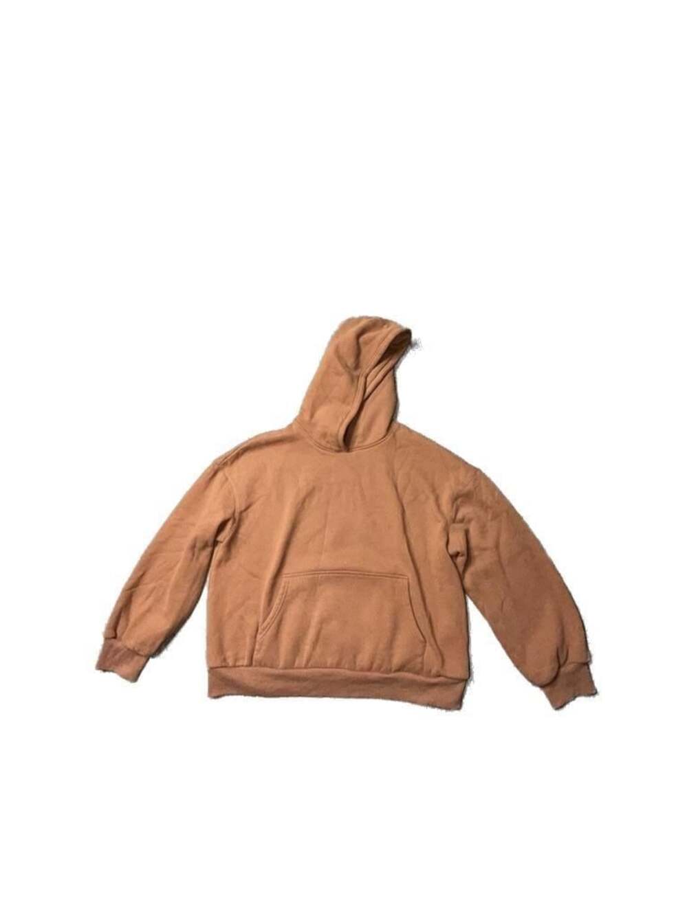 Unbranded Pullover Hoodie Fleece in Rust Brown